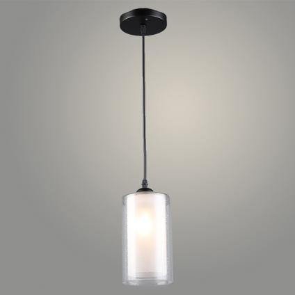 Подвес N6547/1HQ BK черный 1х60W E27 d120 h800, QH24